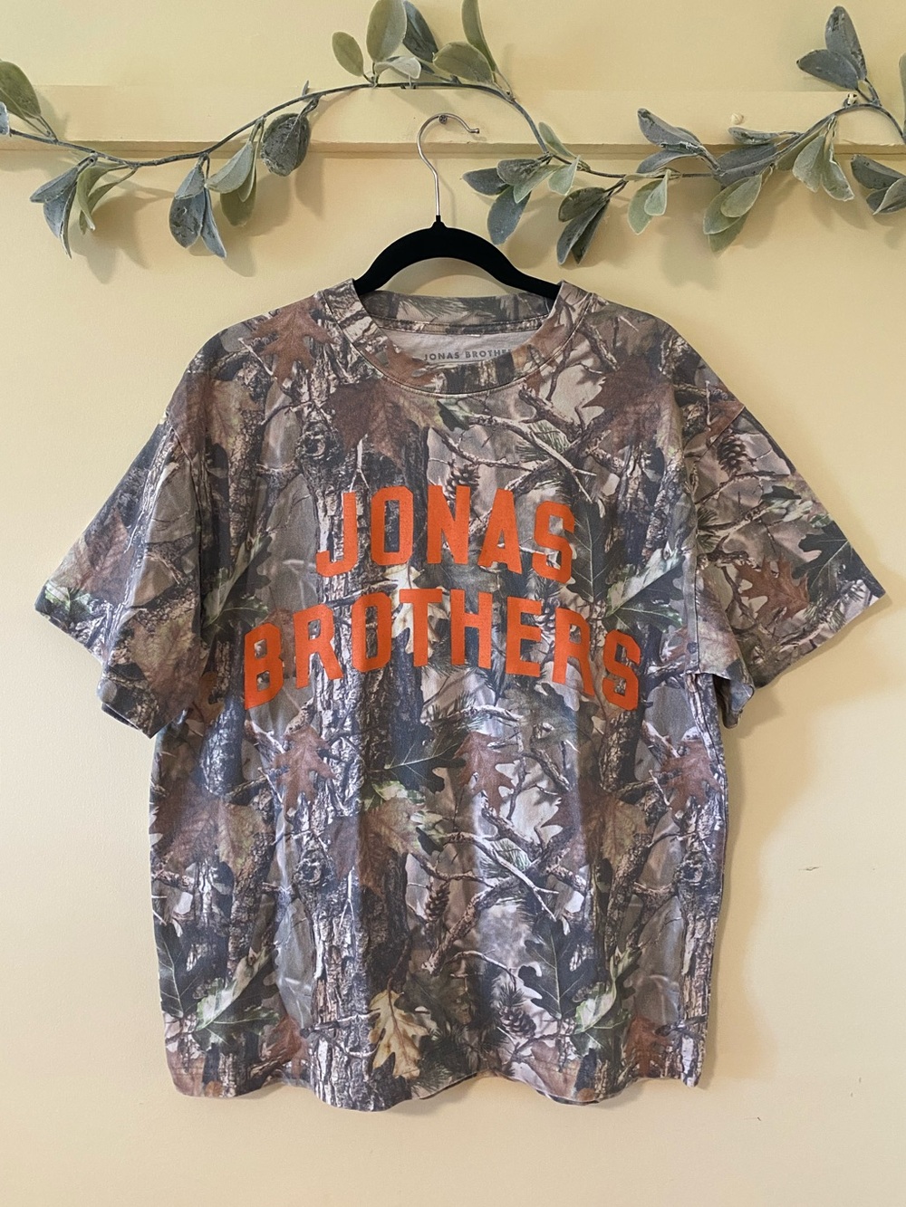 Jonas Brothers Official Merch Camo Heavyweight T shirt